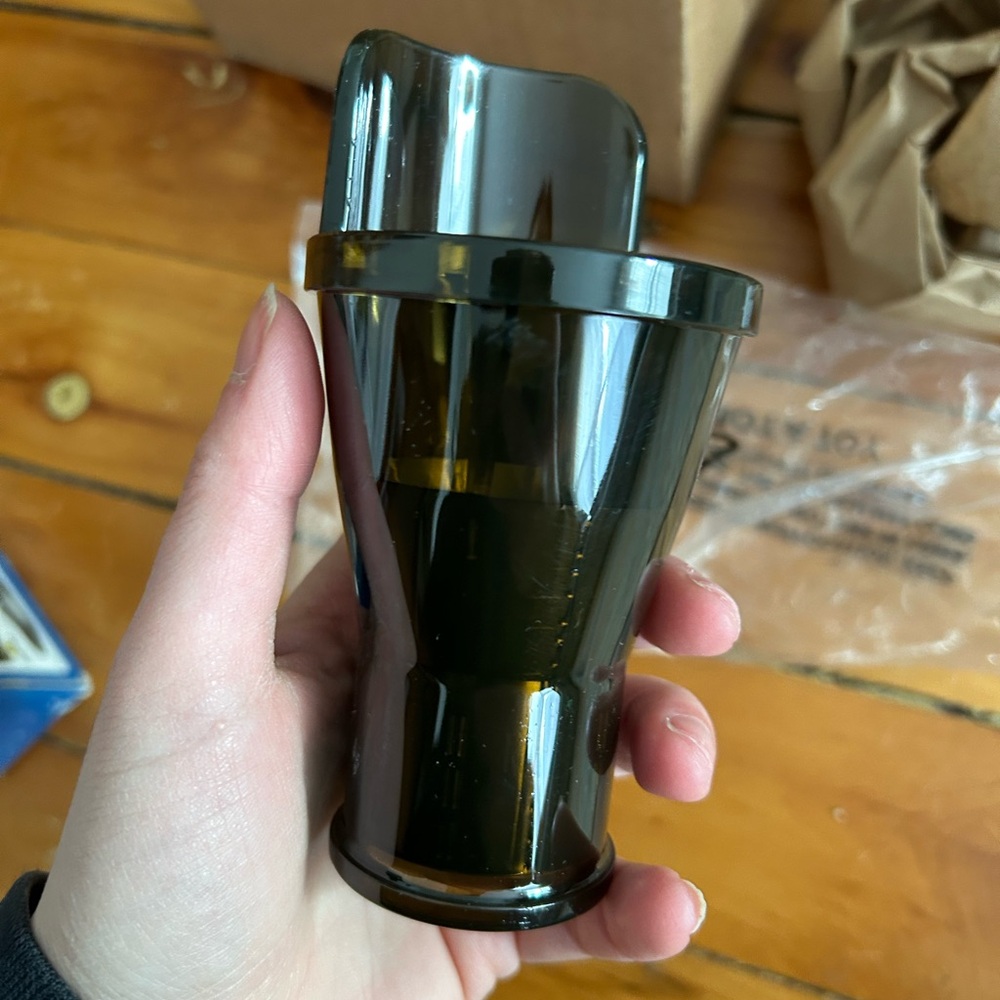 Omega Blank Cone Black brand new for juicer